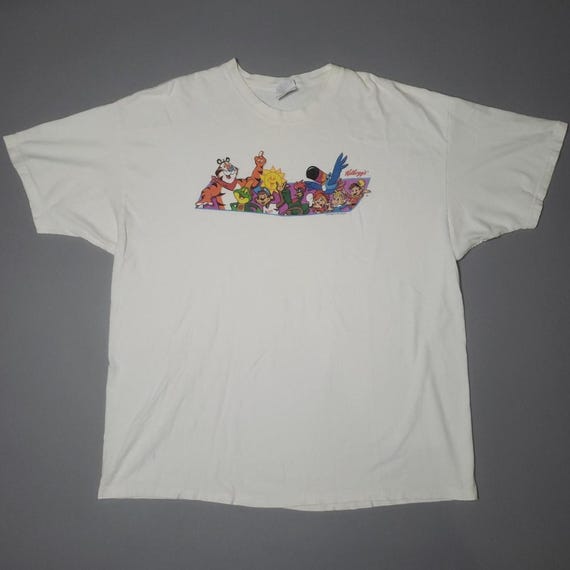 Rare 90s Kelloggs Mascot Cereal Tee Mens 2XL - Etsy