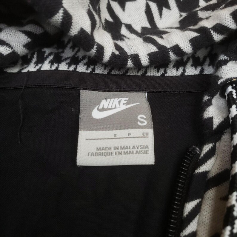 Rare y2k Nike x Ronaldhino R10 Hoodie All Over Print Star Zip Up Mens S image 5