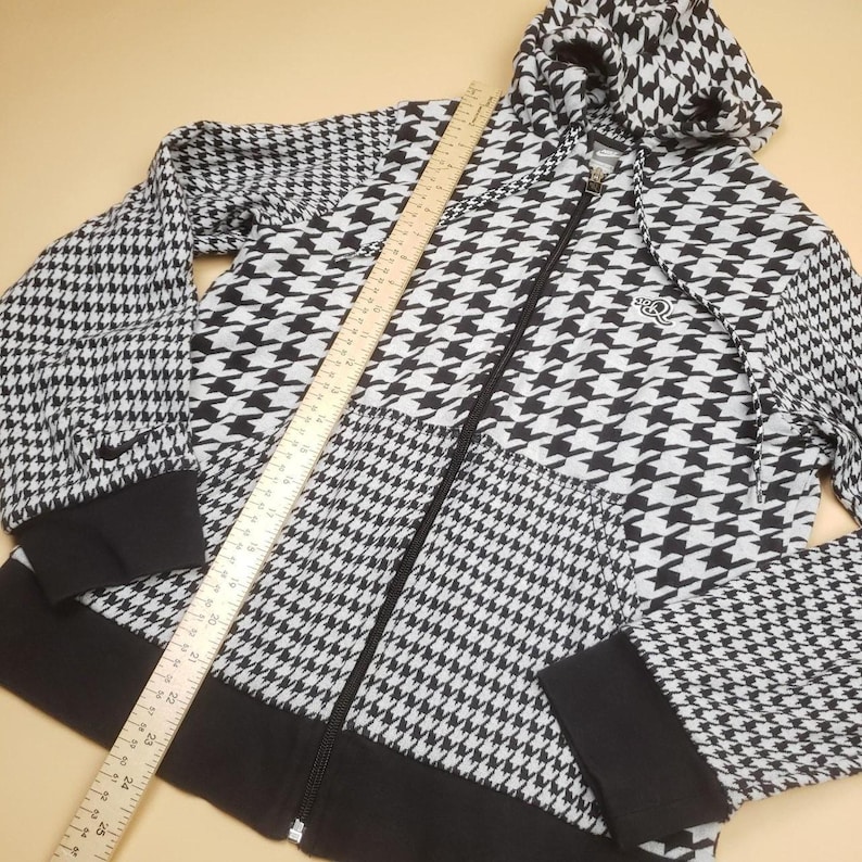 Rare y2k Nike x Ronaldhino R10 Hoodie All Over Print Star Zip Up Mens S image 8