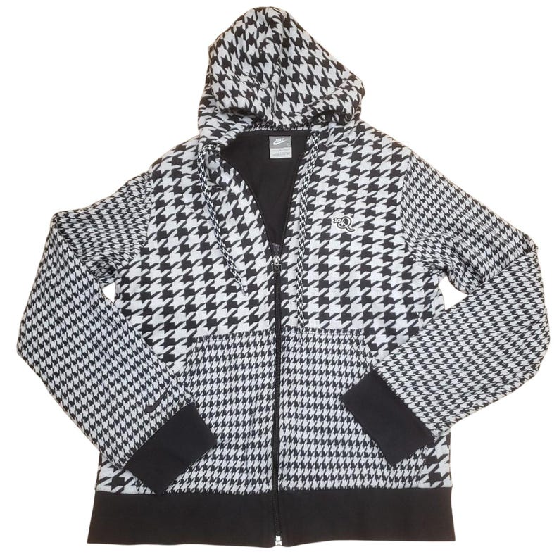 Rare y2k Nike x Ronaldhino R10 Hoodie All Over Print Star Zip Up Mens S image 1