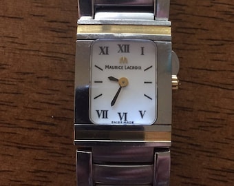 Maurice lacroix miros integral 18k /stainless(swiss) ladies watch NEW  premium battery  HIGHEST Quality very nice condition