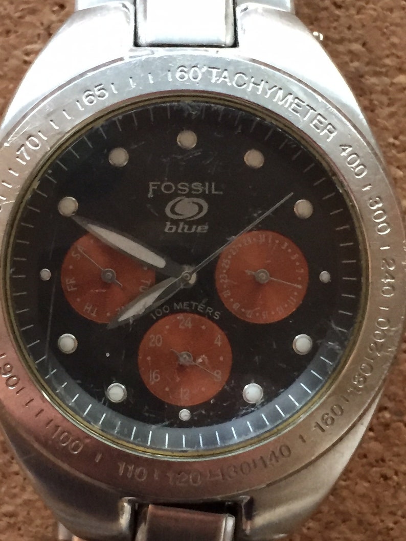 fossil q blue