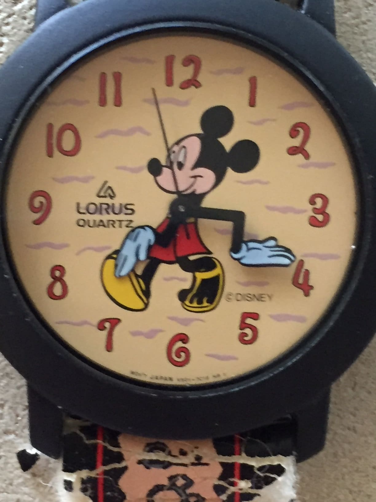 Disney Lorus Japan Quartz Mens 37mm Mickey Watch Stainless Etsy