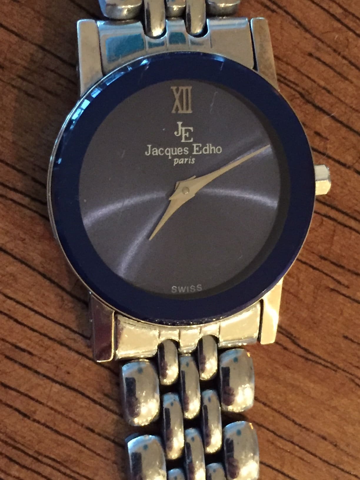 Vintage Jacques Edho Women’s Watch Genuine Leather Band timepiece Collectible Vintage Jacques Edho Paris Swiss Ladies Gold Tone... | Depop main image 2