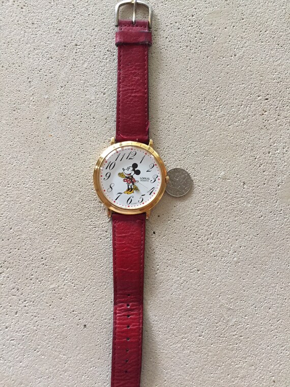 Disney MINNIE Lorus by SEIKO qtz mens LARGE 45mm dia… - Gem display picture 3