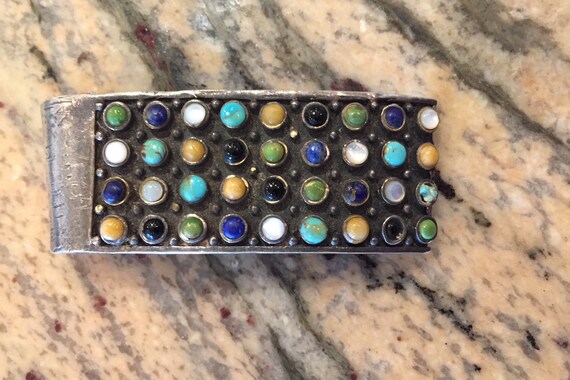 Vintage solid sterling silver handmade HEAVY pend… - image 2