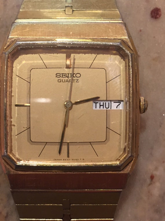 vintage seiko mens watch