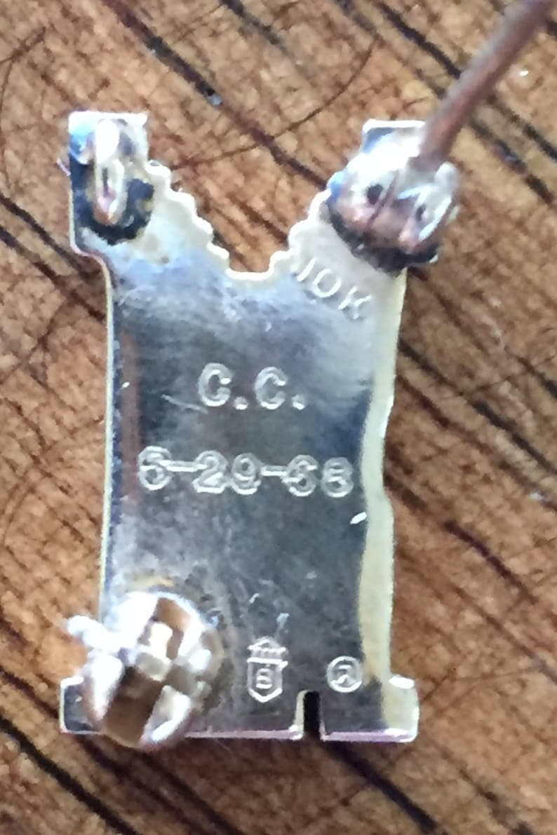 10k solid gold greek lapel pin marked 10k w hallmarks european Etsy