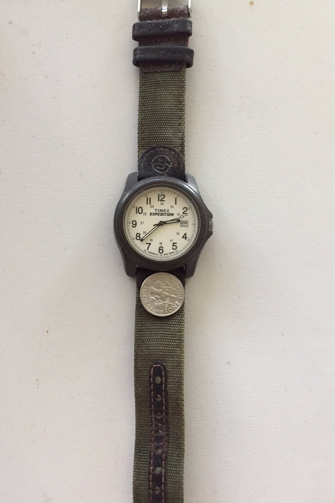 Vintage Timex expedition mens indiglo watch w/date w/r 50M Etsy