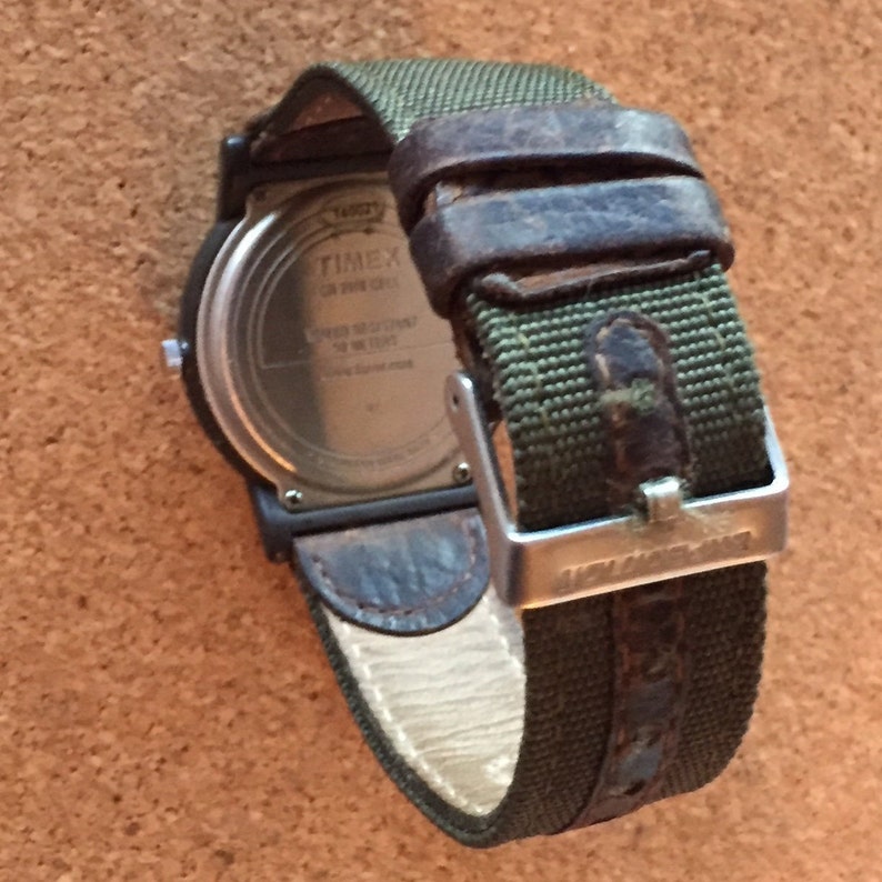 Timex expedition mens indiglo qtz watch w/date new batt | Etsy