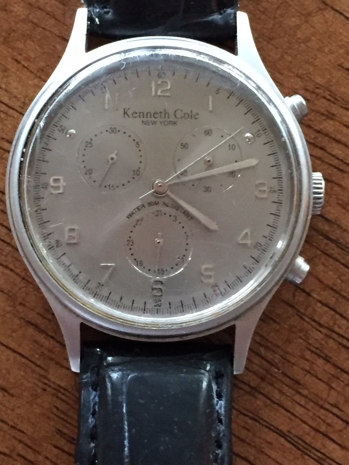Kenneth Cole New York Mens Chronograph KC1081 38mm Diameter New 