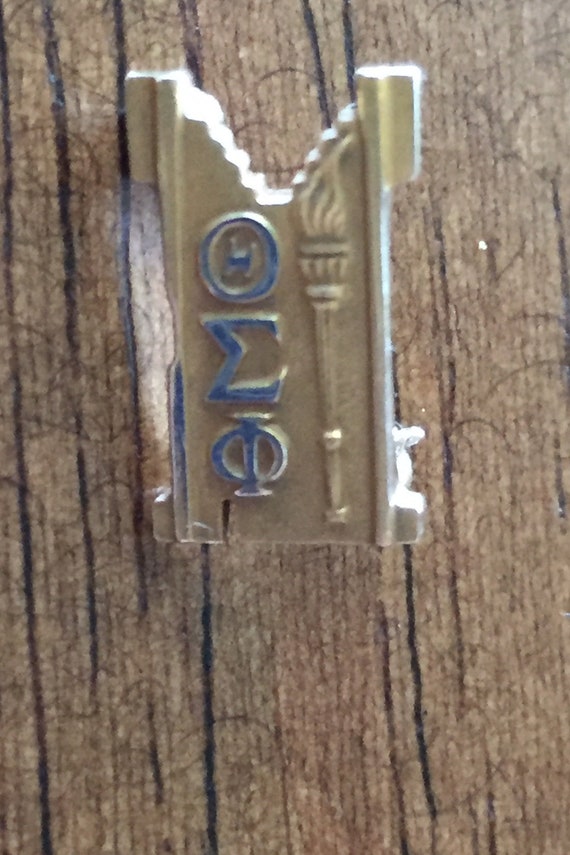 10k solid gold greek lapel pin marked 10k w hallma