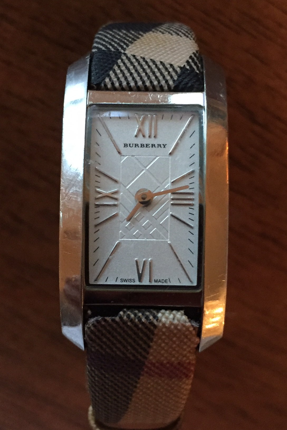 Burberry Ladies Heritage Check Bracelet Watch Swiss Made - Etsy