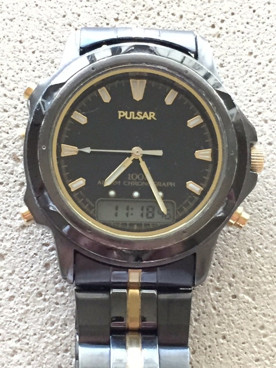 lcd analog watch
