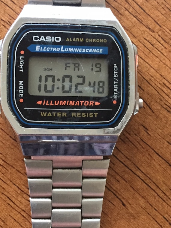 casio alarm chrono a168