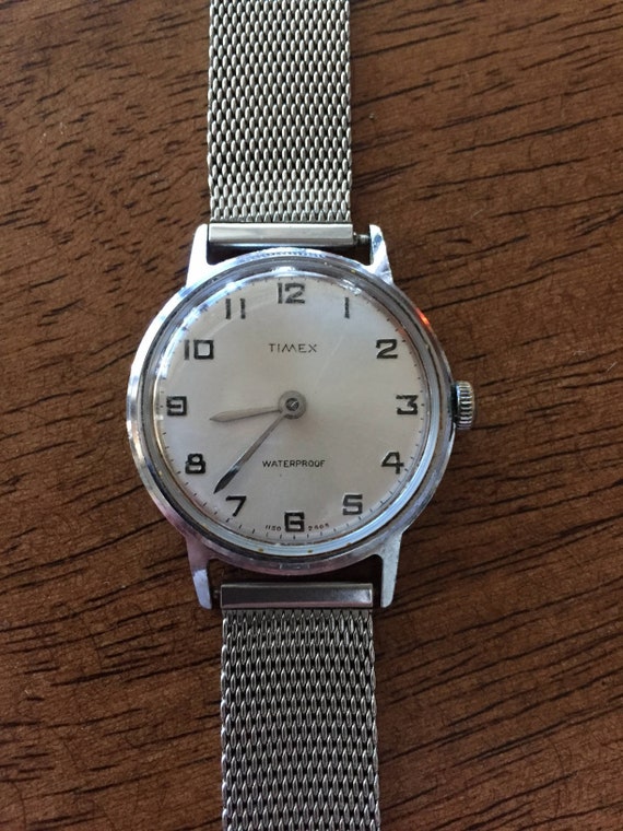 timex waterproof watch vintage