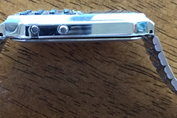 Vintage Casio  mens rare  LCD alarm chronograph C… - image 5