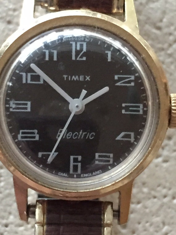 vintage timex electric watch