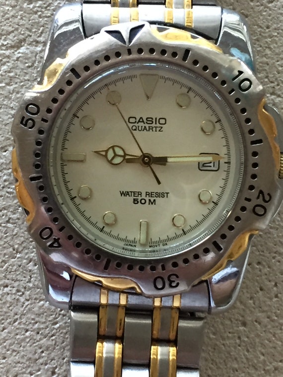 casio quartz water resist 50m
