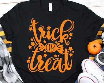 Trick or Treat svg, Halloween svg, Trick or Treat Bag SVG file, Kids Halloween SVG Cut Files, Cute Halloween Shirt svg, Halloween Mug svg
