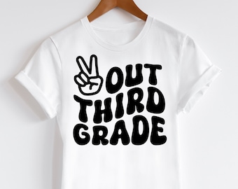Peace Out 3rd Grade SVG: Last Day of School (Digital Download)