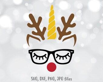 reindeer eye glasses