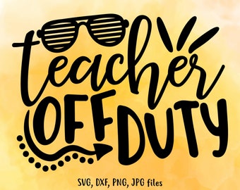 Download Teacher Summer Svg Etsy