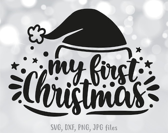 First Christmas Svg Etsy