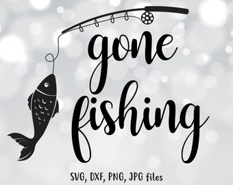 Download Gone fishing svg | Etsy