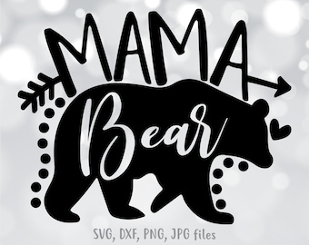 Download Mama bear svg | Etsy
