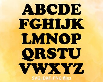 Download Alphabet Svg Files Etsy