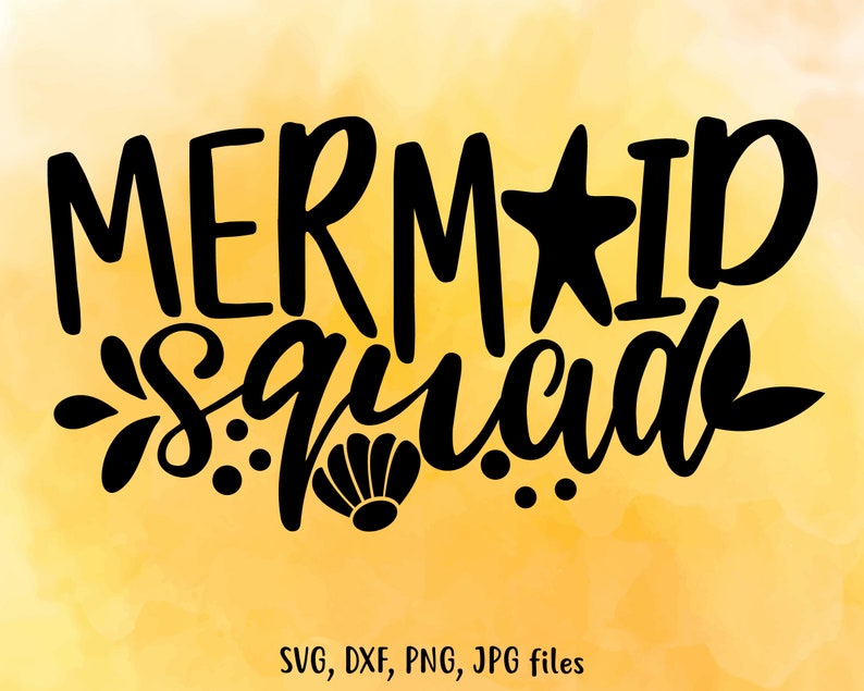 Download Mermaid Squad SVG Mermaid svg Summer SVG Kids Vacation Cut ...