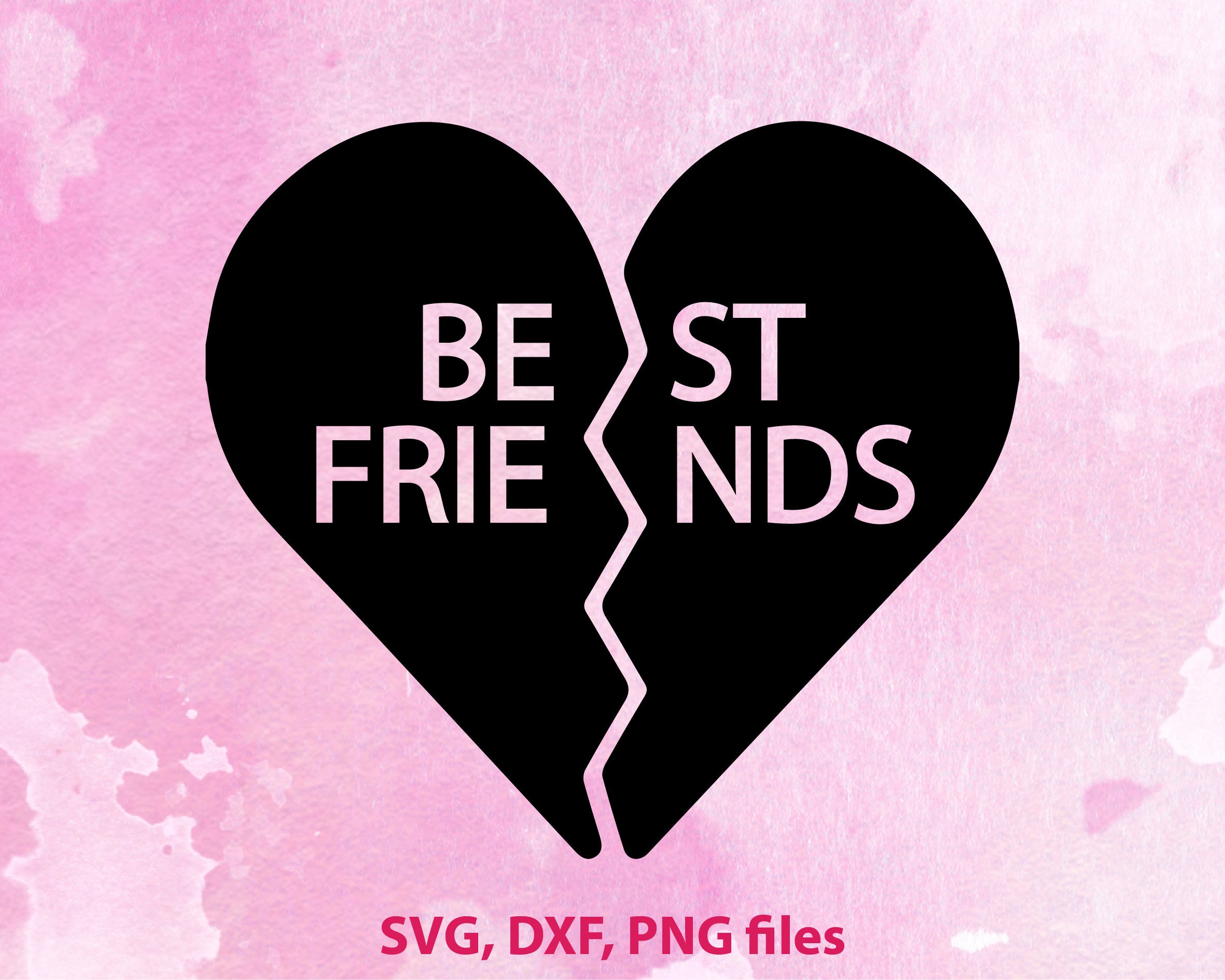 Free Free 110 Best Friends Heart Svg Free SVG PNG EPS DXF File