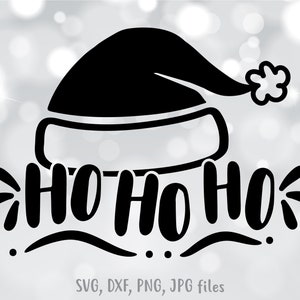 Ho Ho Ho svg, Weihnachtssvg, Santa sagt svg, Feiertagssvg, Santa Ho Ho Ho svg, Weihnachtshemd svg | Scherenschnitt & Cricut | Sublimation PNG