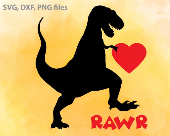 Download Dinosaur SVG Boy Valentine svg Rawr svg Funny Valentines | Etsy
