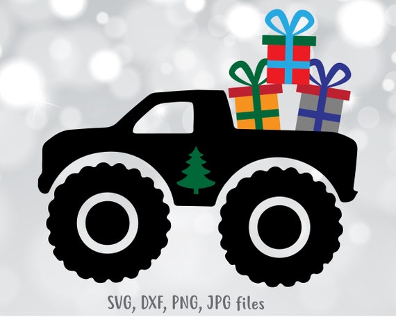 Download Christmas Truck Svg Monster Truck Svg Boy Truck Svg Files Etsy
