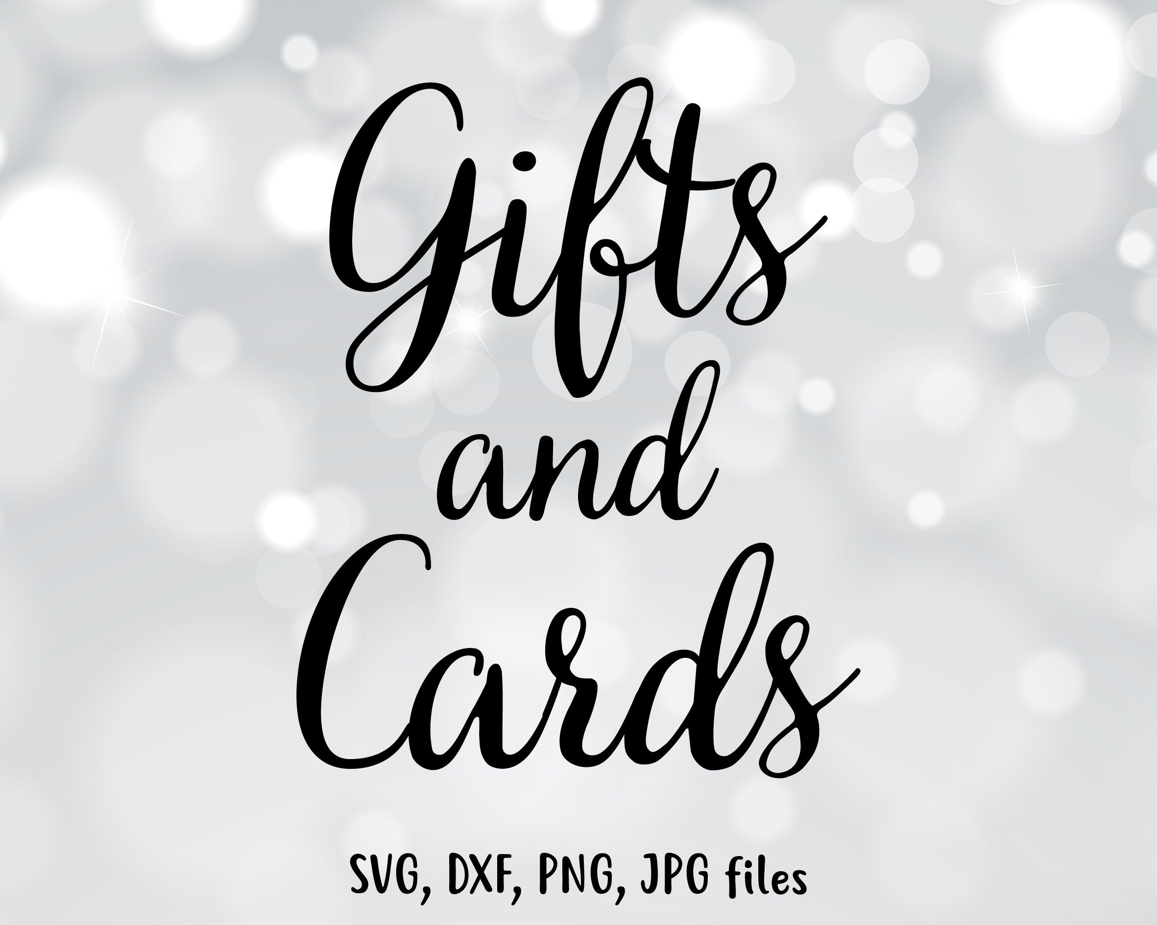 Download Gifts And Cards Svg Cricut Cutting File Diy Wedding Svg Etsy