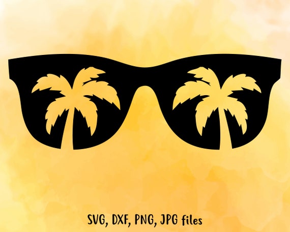 Download Free Summer Beach Svg Sunglasses Svg Summer Cut File Summer Etsy SVG Cut Files
