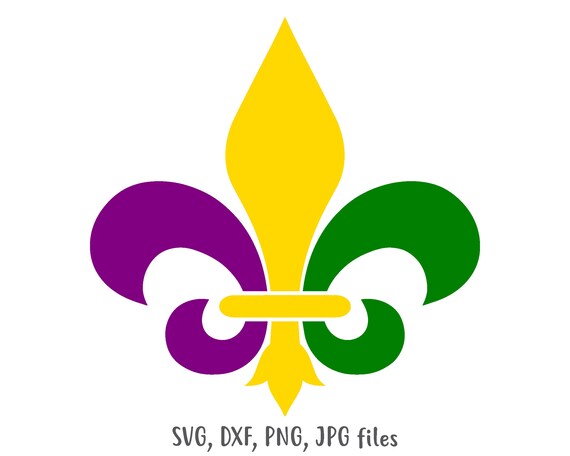 Fleur De Lis Svg Mardi Gras Svg Mardi Gras Symbol Svg New | Etsy