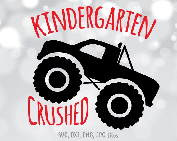Kindergarten Crushed Svg Boy Last Day Of Kindergarten Svg Etsy