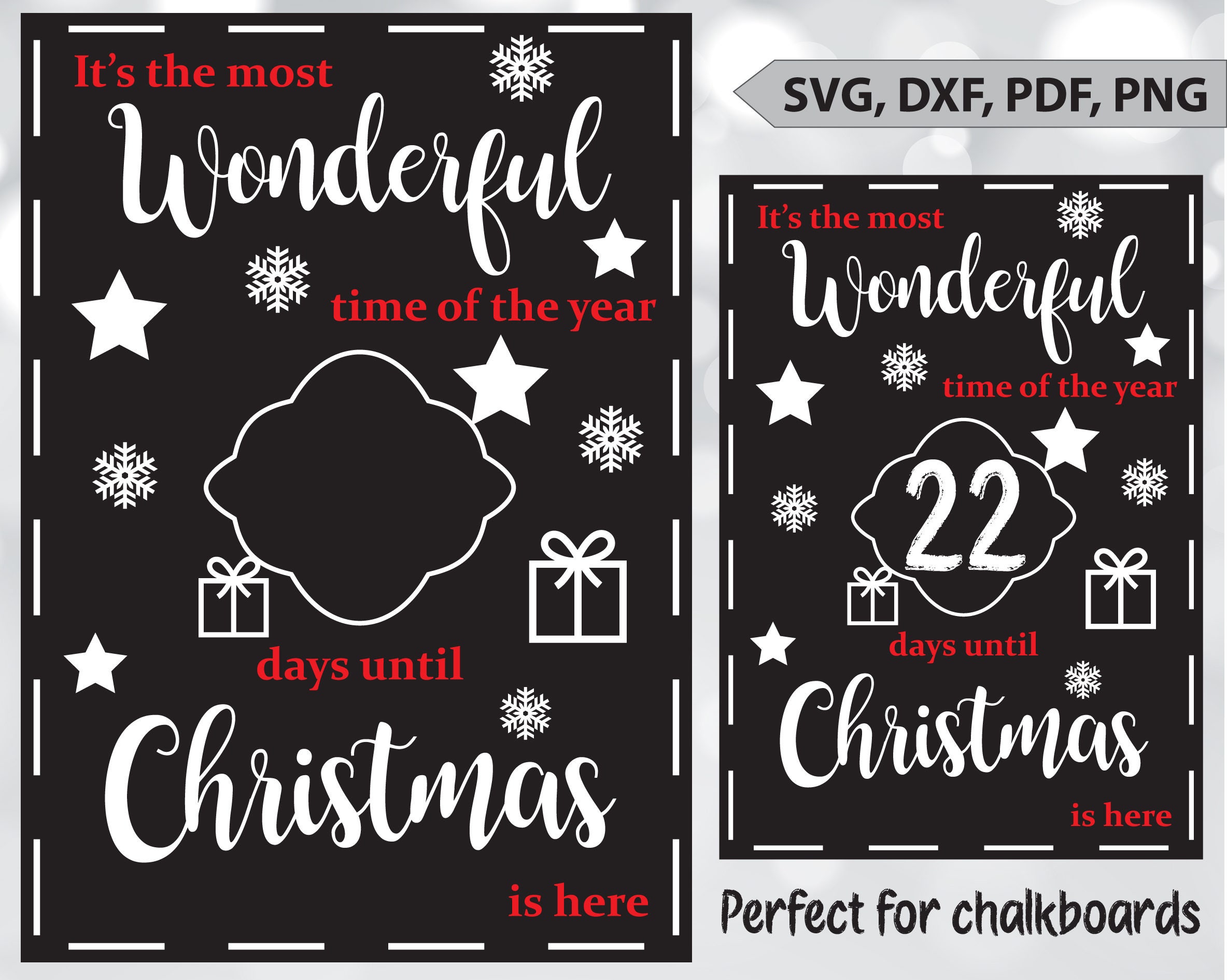 Download Christmas Countdown SVG The most wonderful time of the ...