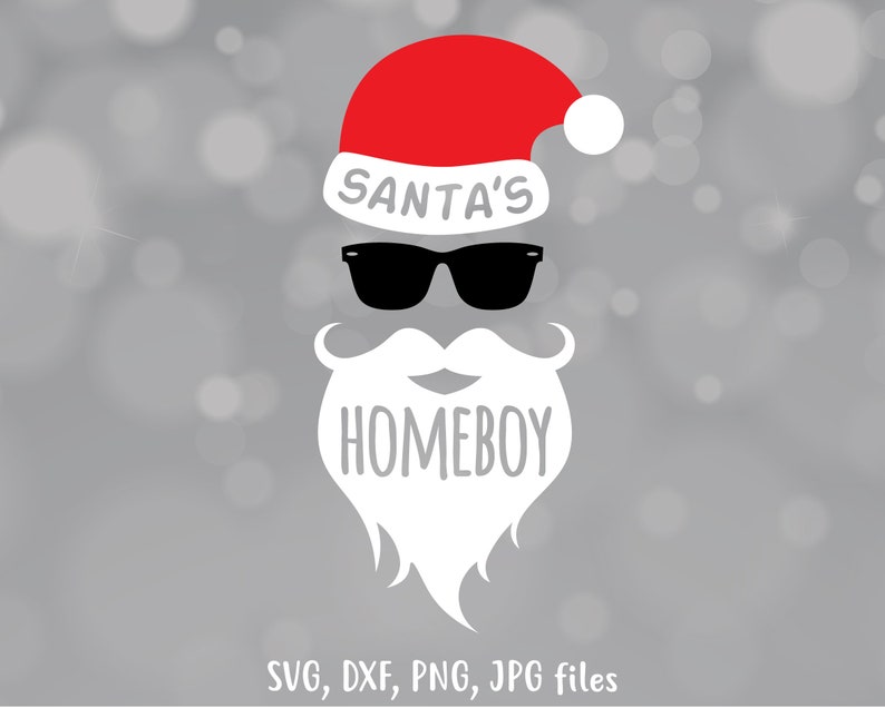Download Santa is my Homeboy svg Boy Christmas SVG Santa SVG Boy | Etsy