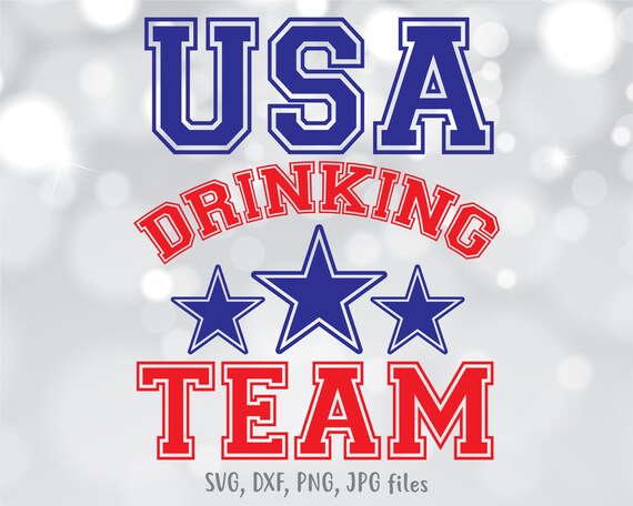 Download Usa Drinking Team Svg Funny 4th Of July Svg Drinking Svg Etsy