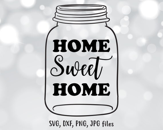 Download Svg Dxf Png Jpg Mason Jar Cut File