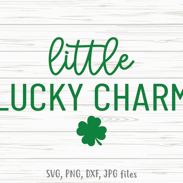 Little Lucky Charm svg, Baby St Patricks Day svg, Baby Lucky Charm svg, My 1st St Patrick's Day svg