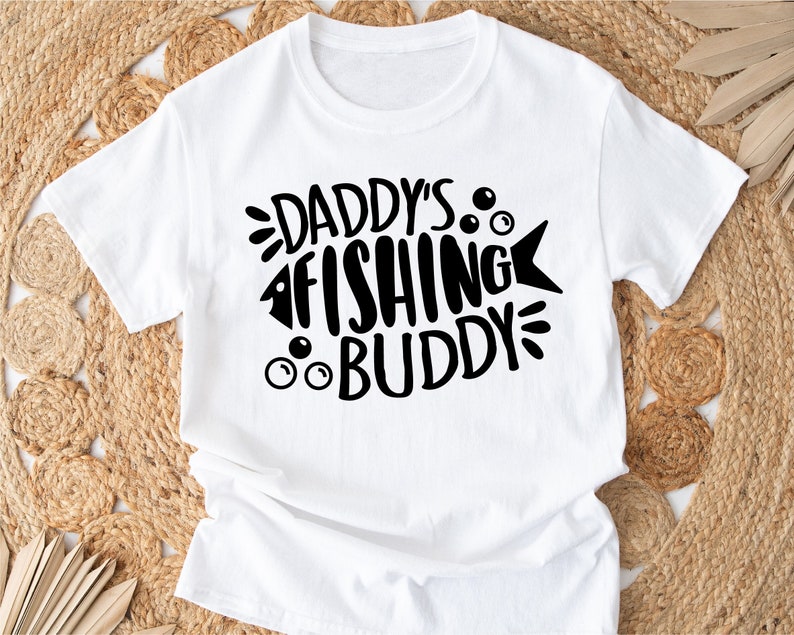 Daddy's Fishing Buddy Svg Boy Fishing Svg Kids Fishing Etsy Canada