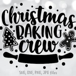 Weihnachtsbacken-Crew-Svg, Weihnachtsschürze-Svg, Backen-Shirt-Designs-Svg, Familien-Weihnachtssvg, Back-Zitat-Schnitt-Datei, Weihnachtsplätzchen-Svg