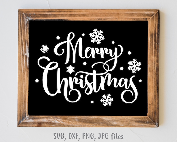 Download Free Merry Christmas Sign Svg Christmas Svg Christmas Sayings Etsy SVG DXF Cut File