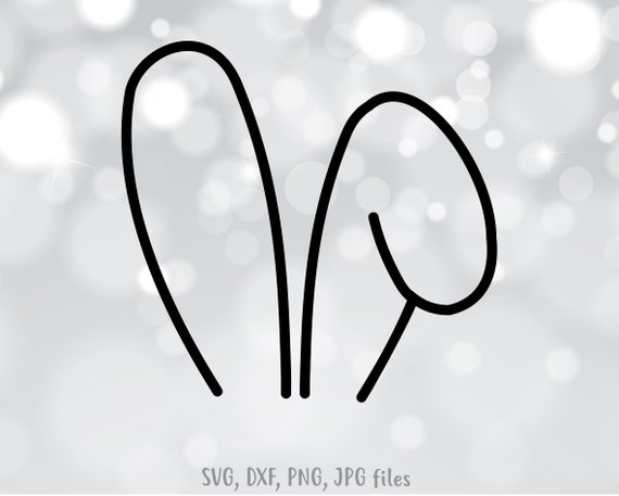 Download Bunny Ears Svg Easter Ears Svg Easter Cut Files Easter Etsy