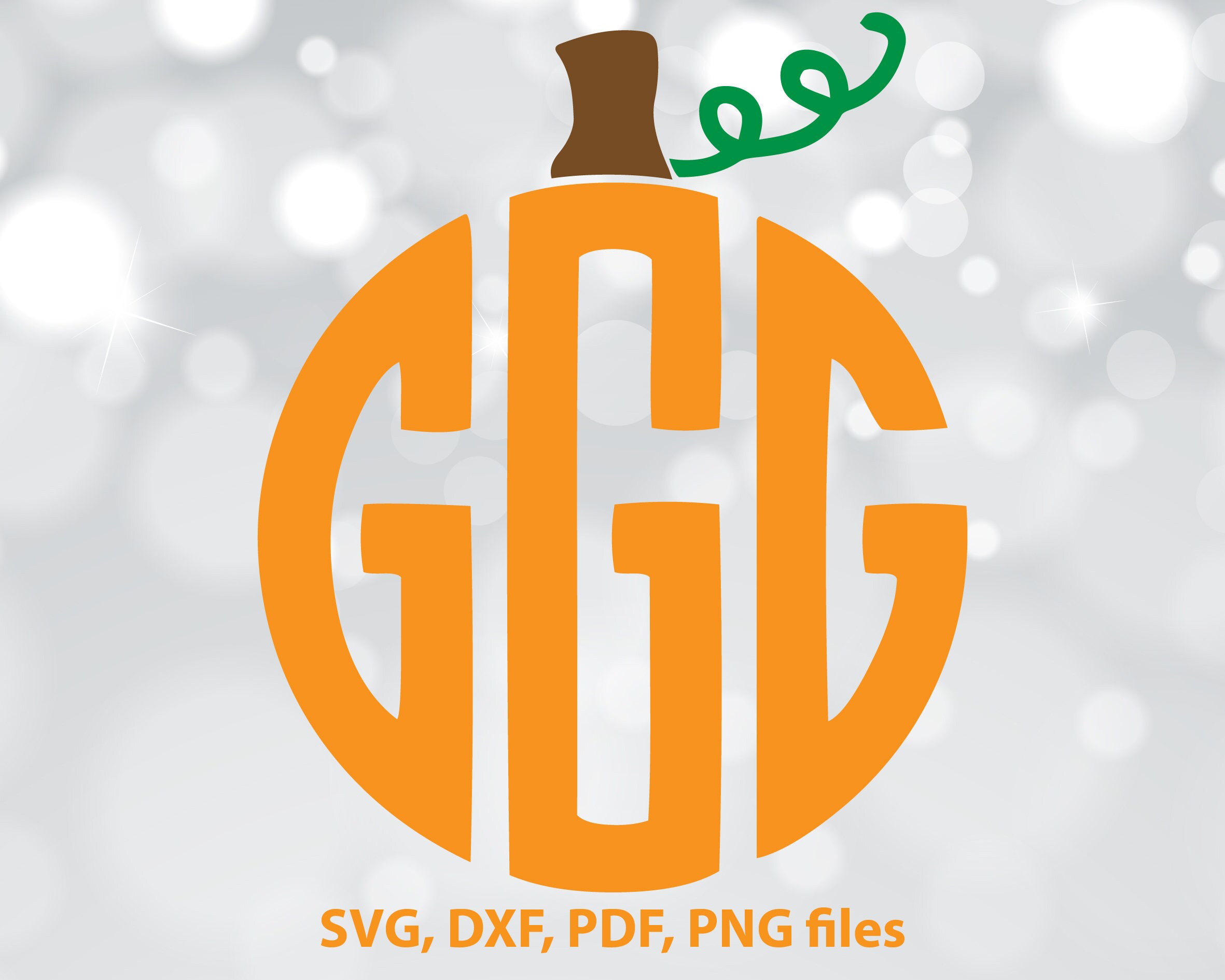 Download Free Monogram Pumpkin Svg - Free SVG Cut File - Best Free ...